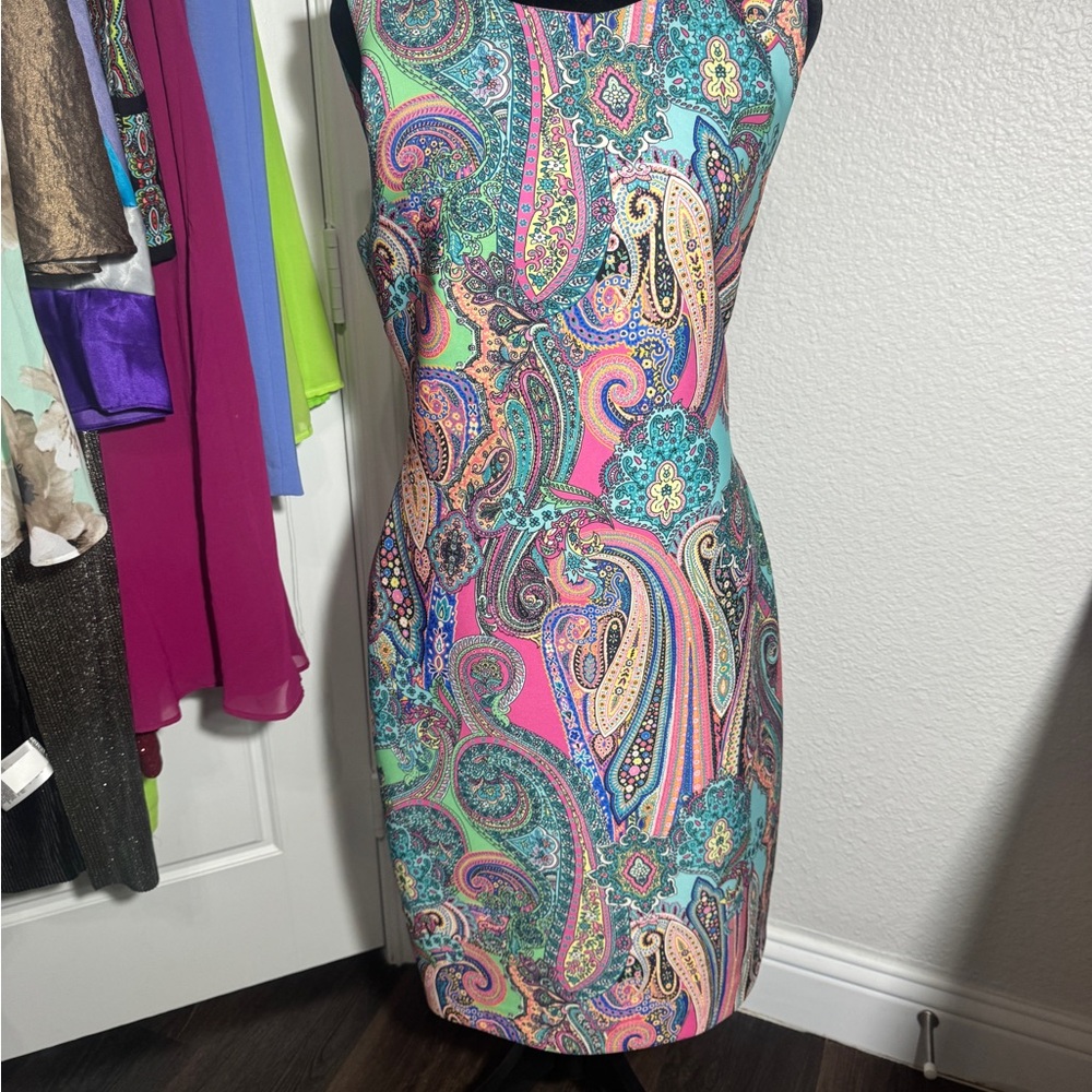 Tommy Hilfiger Multicolor Paisley Mini Dress